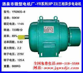 55KW �˼� YRϵ��(IP23)�����첽�綯�� YR280S-8